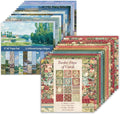 48 Sheets 24 Designs Scrapbook Paper Pad, Scrapbooking DIY Decorative by Bestartsuppliesforyou