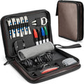Golf Accessories for Men Women, Golf Gift Stuff with Hi-End Case, Golf Tees, Golfeball Marker, Golfer Towel, Club Brush, Divot Repair Tool, Stroke Counter and Marker Pens for Any Golf Fan, Souvenir