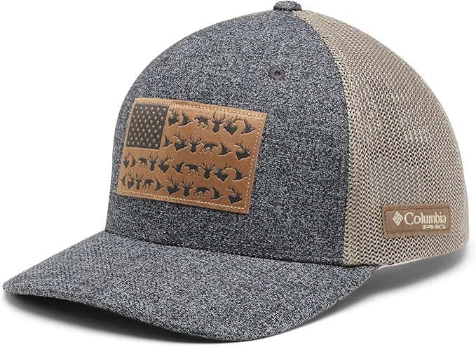 Columbia Unisex-Adult PHG Game Flag Mesh Ball Cap - Low Crown