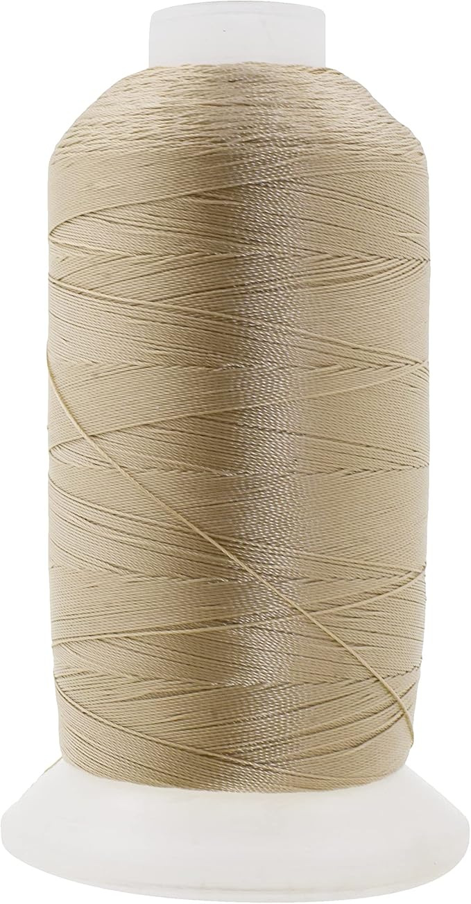 Mandala Crafts Beige Heavy Duty Thread -1500 Yds Tex 90 Thread by MandalaCrafts