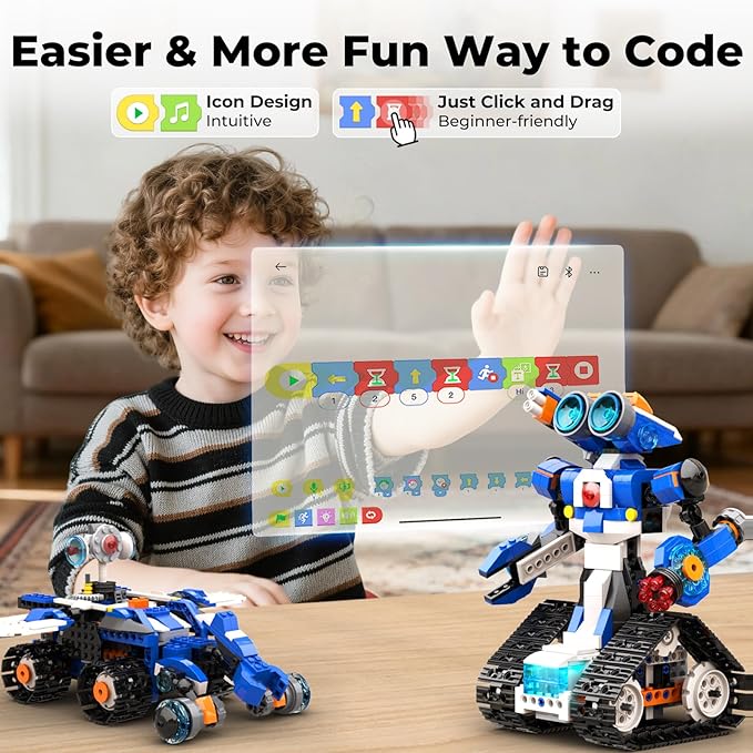 STEM Robot Toy 6-in-1 Robot Building Kit - Image 2