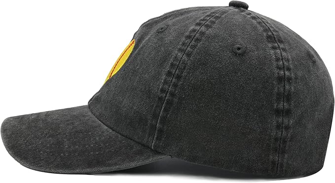 Heart Ball Hat for Womens, Softball Embroidered Adjustable Baseball Cap for Mom Girls