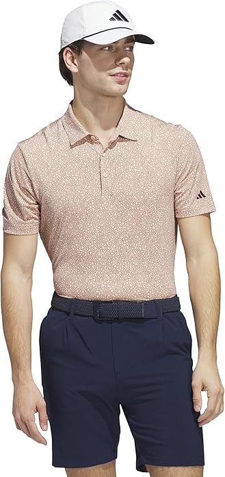 adidas Mens Ultimate365 Mini Bunker Polo Shirt