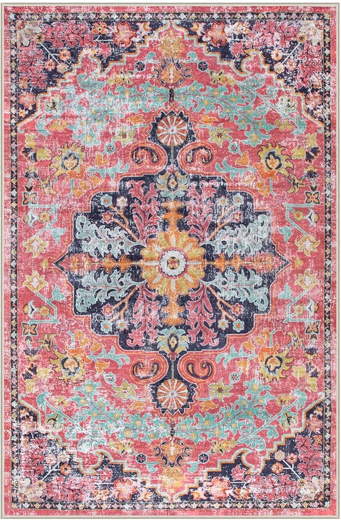 Lahome 6x9 Area Rugs Machine Washable Area Rugs - Image 9