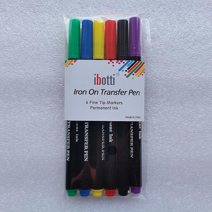 Iron On Transfer Pens, Embroidery Transfer Pen, 6 Pack - Image 4