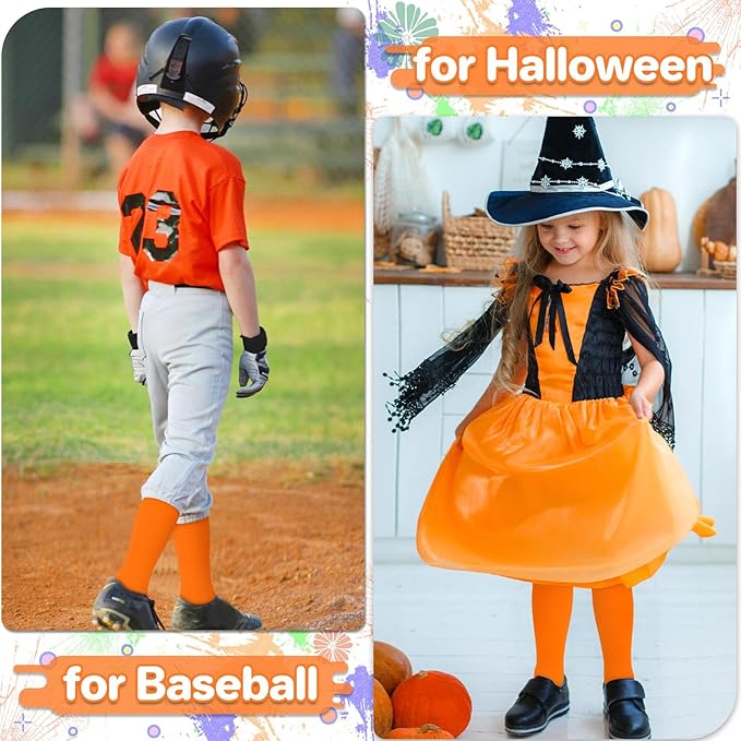 qikqik Toddler Soccer Socks Kids Soccer Socks Boys Baseball Sock Youth Football Sock Girls Softball Accessories Team Sports