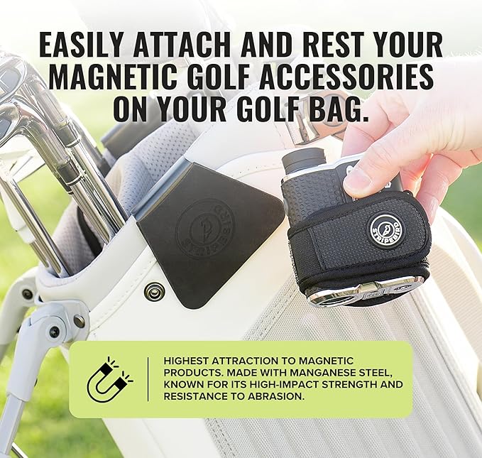 Stripebird - Steel Hub for Golf Magnet Accessories - Metal Attachment for Golf Bag Magnet Products - Easily Access Magnetic Golf Accessories from Your Golf Bag