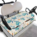 Golf Cart Seat Covers, Universal Golf Cart Seat Towel Blanket with 4 Front Pockets & Nonskid Bottom Fits for Club Car 2 Person Seats Golf Carts