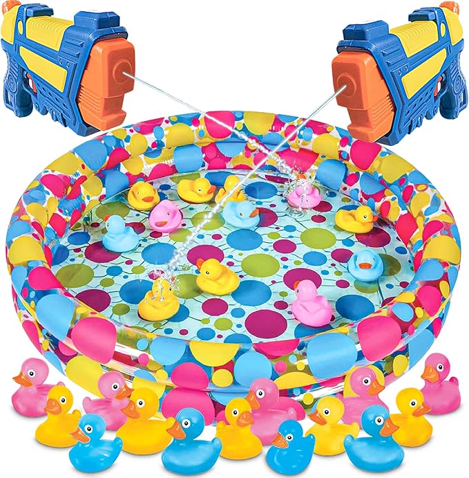 Gamie Duck’em Down Shooting Game, Carnival Duck Pond Game by Gamie