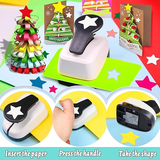 Star Hole Punch, Star Punches for Paper Crafts, Stars Paper Puncher Shape - Image 6