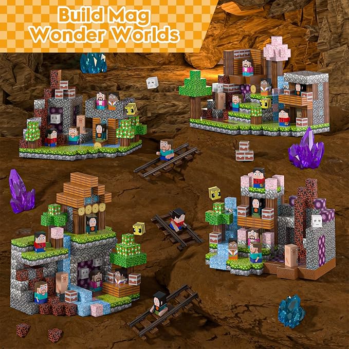 Magnetic Blocks, Magnetic Building Blocks Gryxpox, Magnet Tiles - Image 3