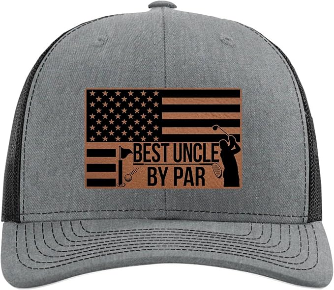 Best Grandpa by Par - Golf Gift for Grandpa - Christmas Birthday Gifts from Grandson Granddaughter Grandkids - Richardson 112