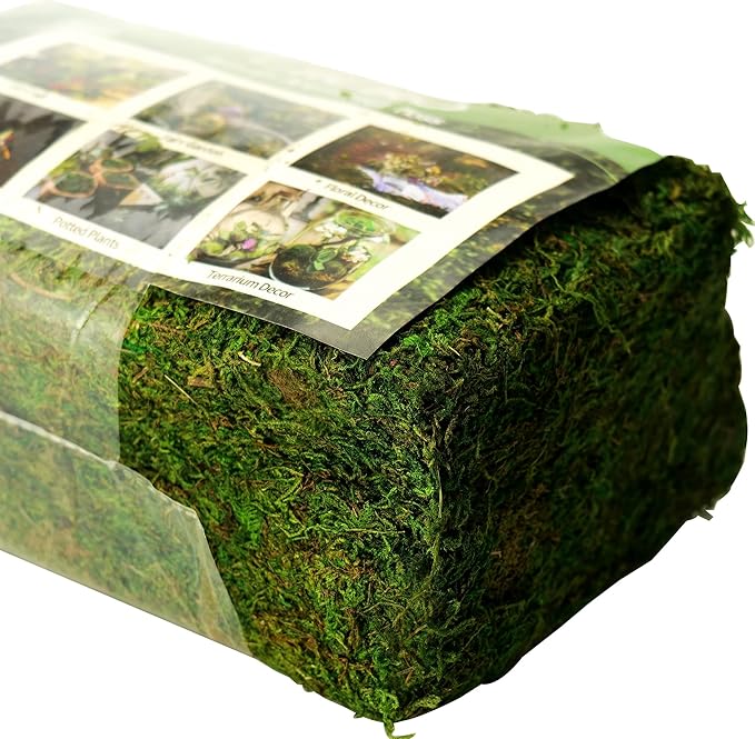 Moss for Plants Indoor, 16OZ Fresh Green Artificial Moss for DIY Crafts - Image 4