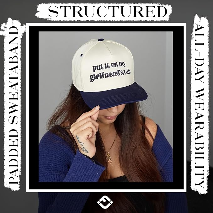 Funky Junque Trucker Hat Women Men 2-Tone Baseball Cap – Vintage Western Style Embroidered Snapback, Premium Cotton Blend