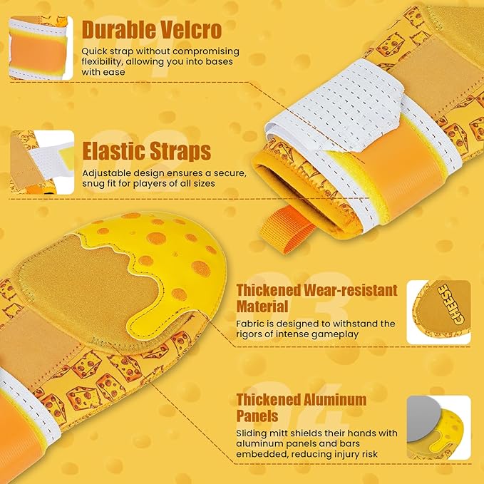 Baseball Sliding Mitt - Sliding Mitt for Youth - Drippy Drip Accessory Scary HaHa