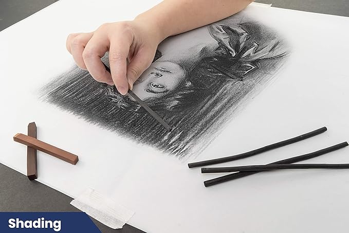 Pacific Arc Artist Vine Charcoal, Artist Vine Charcoal Sticks, Hard and Smooth - Image 6
