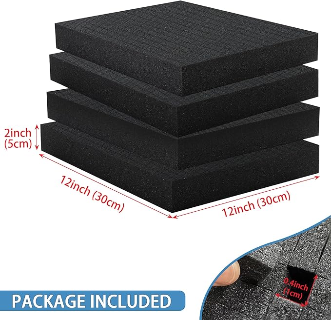Coengwui Pick and Pluck Foam Inserts, Pre-cubed Pick Apart Sheets - Image 6