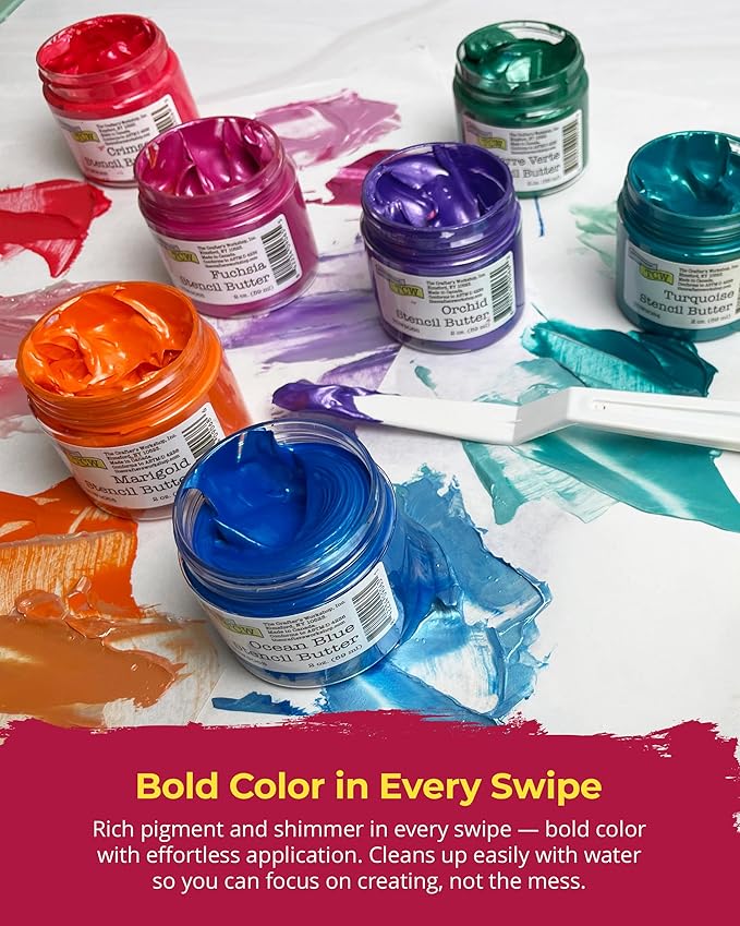 The Crafter's Workshop Stencil Butter — Boutique Texture Paste Gift Set - Image 5