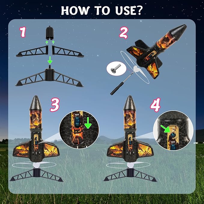 Rocket Launcher for Kids - 200 Ft of Flight Altitude - Image 5