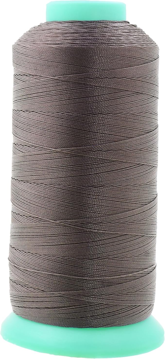 Mandala Crafts Bonded Nylon Thread Taupe Heavy Duty Sewing Threads by MandalaCrafts