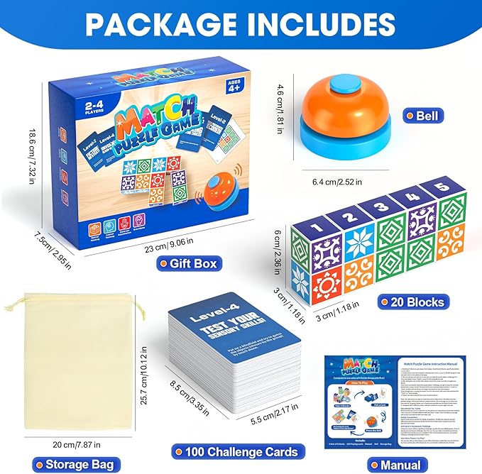Matching Board Game, Family Puzzle Board Games - Image 7