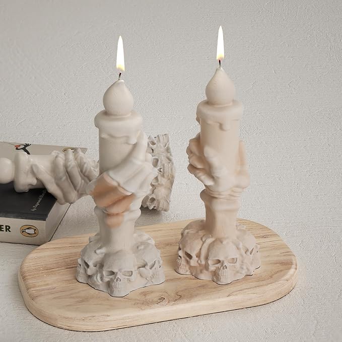 Skull Candle Light Mold Skull - Image 3