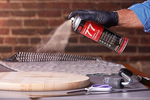3M Super 77 Multipurpose Permanent Spray Adhesive Glue, Net Wt 16.75 oz - Image 5