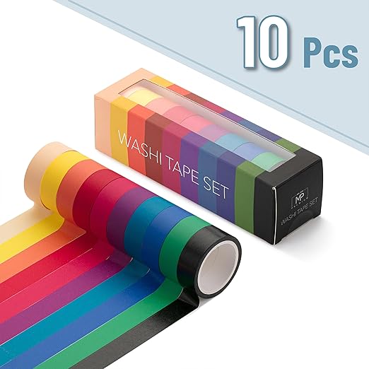 Mr. Pen Washi Tape Set, 10 Pack - Image 2