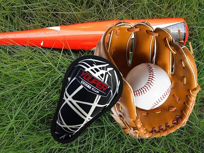 Youper Boys Youth Soft Foam Protective Athletic Cup (Ages 7-12), Kid Athletic Cup for Baseball, T-Ball, Football
