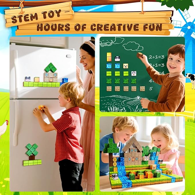 Magnetic Blocks Building Toys for Kids: Magnetic Blocks for Kids Ages 3-4 - Image 5