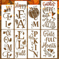Fall Stencils for Painting on Wood Happy Fall Y’All Stencil Reusable Hey There by zosylley