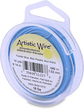 Artistic Wire, 18 Gauge Tarnish Resistant Colored Copper Craft Wire, Powder Blue by Unknown