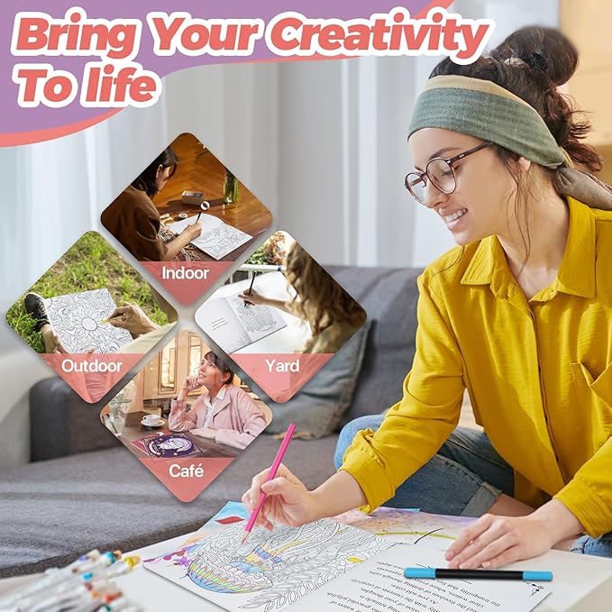 CONDA Coloring Book, 7.1 x 8.5 inches, 2 Books - Image 6
