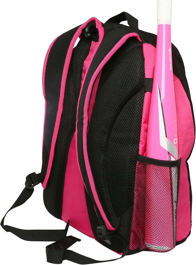 Athletico Youth Baseball Bag - Bat Backpack for Baseball, T-Ball & Softball Equipment & Gear | Holds Bat, Helmet, Glove | Fence Hook