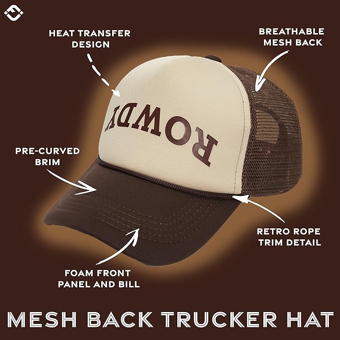 Funky Junque Premium Mesh Snapback Trucker Hat - Stylish Comfort for All - Patriotic, Humor & More
