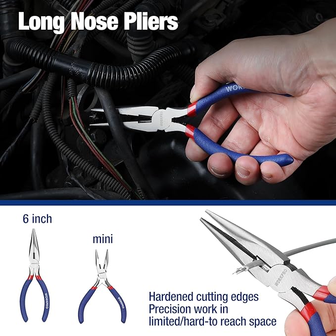 7-piece WORKPRO Pliers Set - Image 6