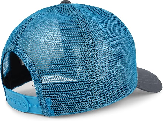 American Flag Trucker Hat - Snapback Hats for Men Women Baseball Cap - Breathable Mesh & Adjustable Fit for Casual Wear