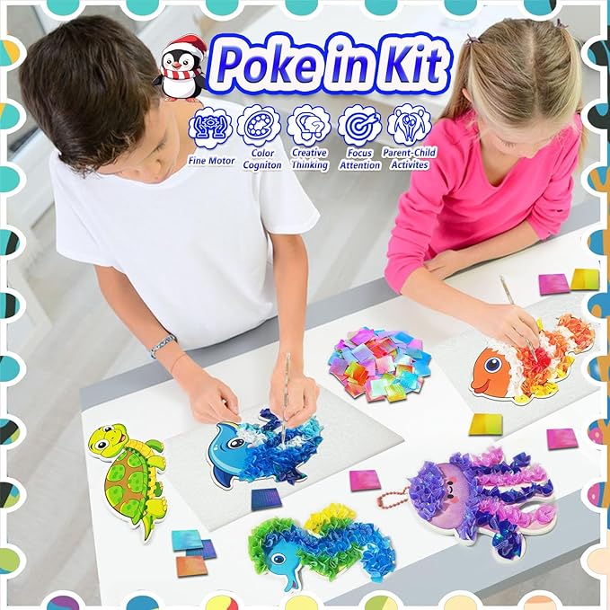 mom&myaboys Mess-Free Poke Art for Kids Ages 4-8 - Image 5