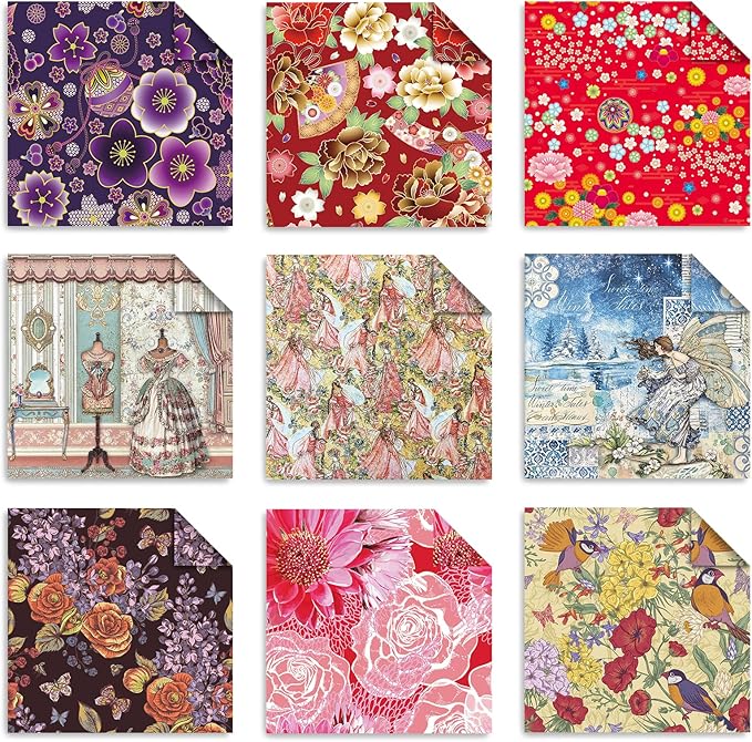 Origami 6x6 Paper Kit 150 Sheets 150 Vivid Colors Double Sided Same Printed - Image 3