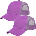 Falari Trucker Hat Baseball Cap Structured Plain Design 6 Panel, Adjustable Size