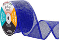 Mandala Crafts Royal Blue Burlap Ribbon 2 Inches Wide Jute Ribbons by MandalaCrafts