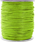 Mandala Crafts 1.5mm 109 Yards Yellow Green Cotton Waxed Cord by MandalaCrafts