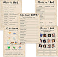 QUPT 60th Birthday Party Games, Born in 1965 Games Bundle, Birthday Party by QUPT