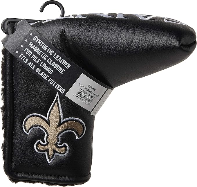 Team Golf NFL Vintage Blade Putter Cover Golf Club Vintage Blade Putter Headcover, Form Fitting Design, Fits Scotty Cameron, Taylormade, Odyssey, Titleist, Ping, Callaway