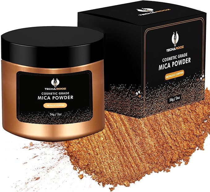 Metallic Copper Mica Powder for Epoxy Resin 56g / 2oz. Jar – TECHAROOZ 2 Tone by TECHAROOZ