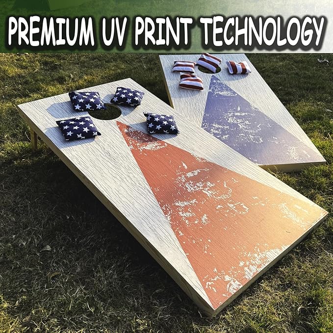 4×2FT Cornhole Board Set, Wooden Corn Hole Games - Image 4