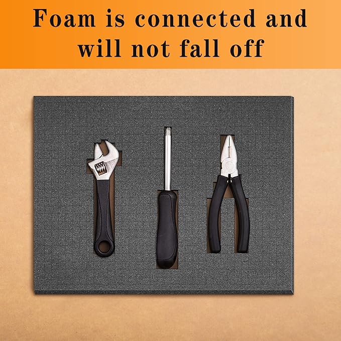 Sfcddtlg 8 Pieces Pick Apart Foam Insert- 2 Sizes Pick and Pluck Foam- Pluck - Image 4