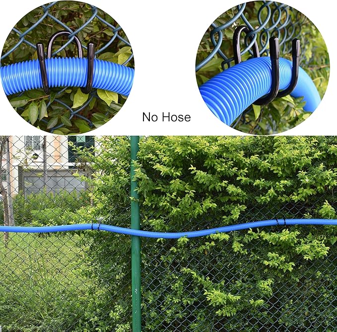 YYST Fence Helmet Gloves Hanger Holder Dugout Organizer - Organize Your Helmets and Gloves Off The Ground － Softball & Baseball Sports Equipment Caddy - No Helmet