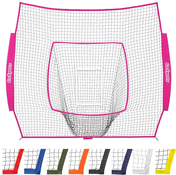 GoSports Replacement 7 x 7 ft Baseball Net - NET ONLY - Frame NOT Included - Choose Your Color