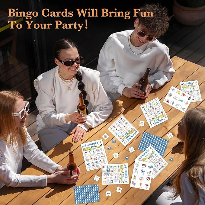 Summer Bingo Cards, Summer Party Bingo Cards - Image 5